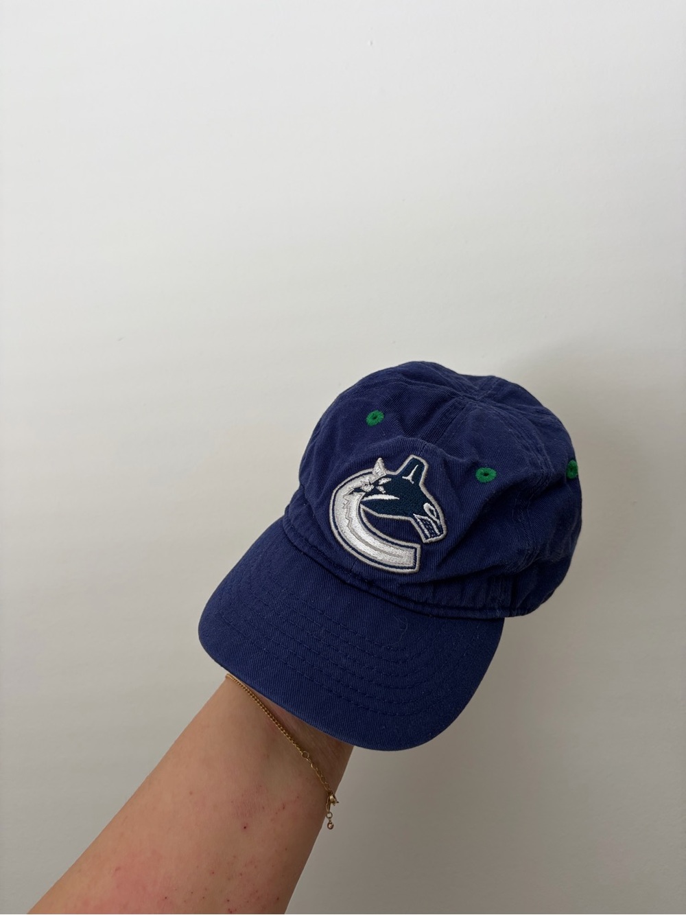 CANUCKS Infant Navy Blue Baseball Cap